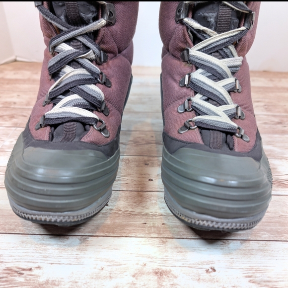 Adidas Stella McCartney Rare Snow Hiking Tall Winter Boots Women's Size - Picture 2 of 15